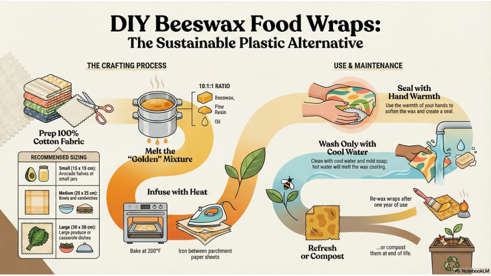 DIY Beeswax Food Wraps Guide
