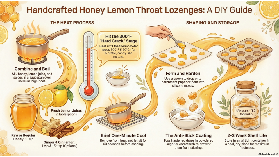 DIY Honey Lemon Lozenge Guide