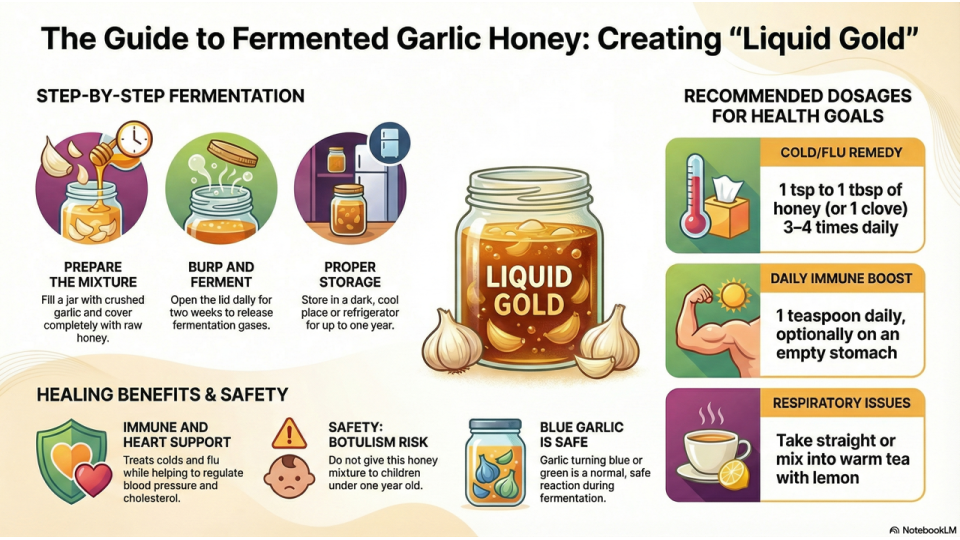 Fermented Garlic Honey