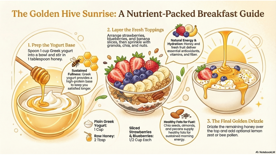Golden Hive Sunrise Breakfast Guide Golden Hive Sunrise Breakfast Guide