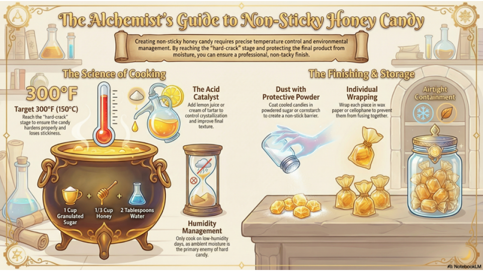 Guide to Non Sticky Honey Candy