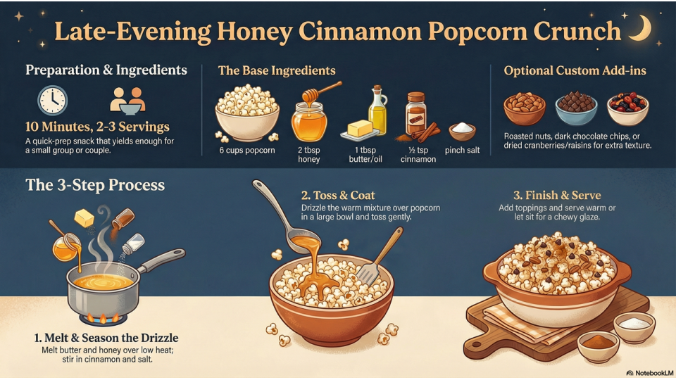 Honey Cinnamon Popcorn Crunch Recipe Honey Cinnamon Popcorn Crunch Recipe