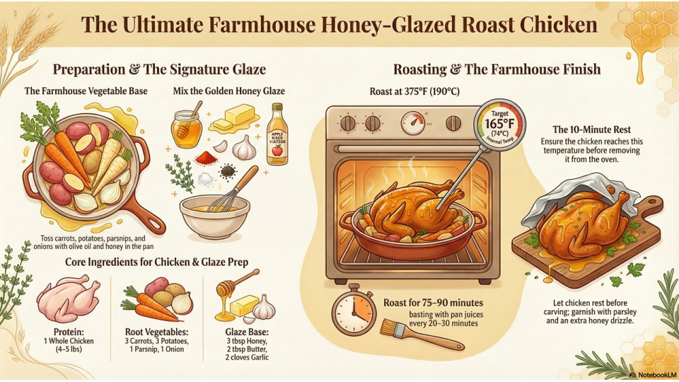 Honey-Glazed Roast Chicken Recipe Guide Honey-Glazed Roast Chicken Recipe Guide