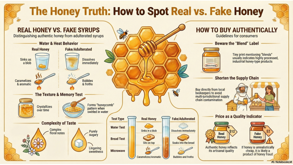 Spotting Real vs. Fake Honey