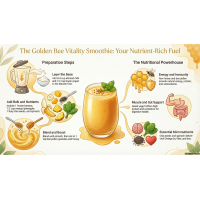 The Golden Bee Vitality Smoothie