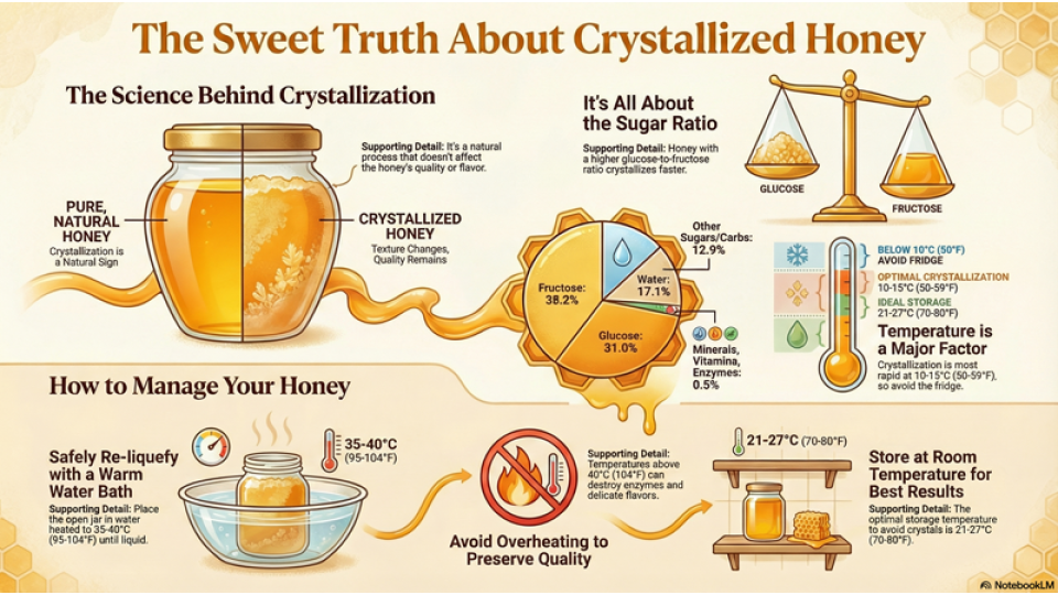 The Science and Management of Honey Crystallization