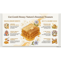 Cut Comb Honey: Sweetest Nature Treasure