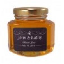 150g Unpasteurized Wildflower Honey (Oval Hex Glass Jar)