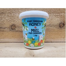 1kg Unpasteurized Wildflower Creamed Honey