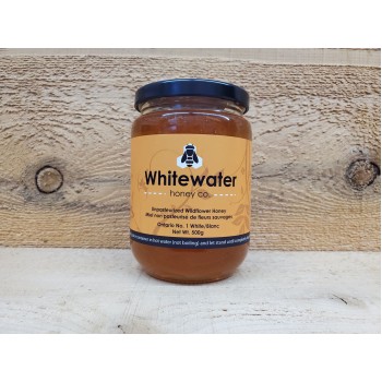 500g Unpasteurized Wildflower Honey (Glass Jar)