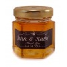 150g Unpasteurized Wildflower Honey (Hex Glass Jar)