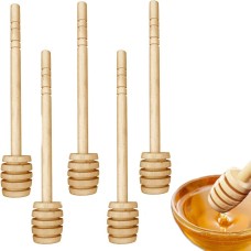 6" Wooden Honey Dipper